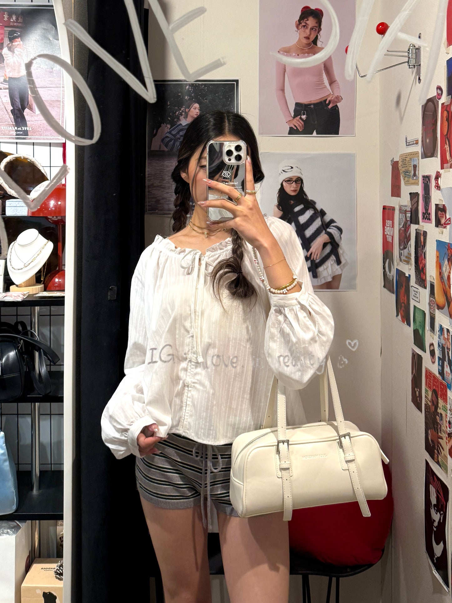 [ 🆕 仙氣飄飄₊˚⋆.ೃ𐦍 ] Cinderella Blouse - 2 colours