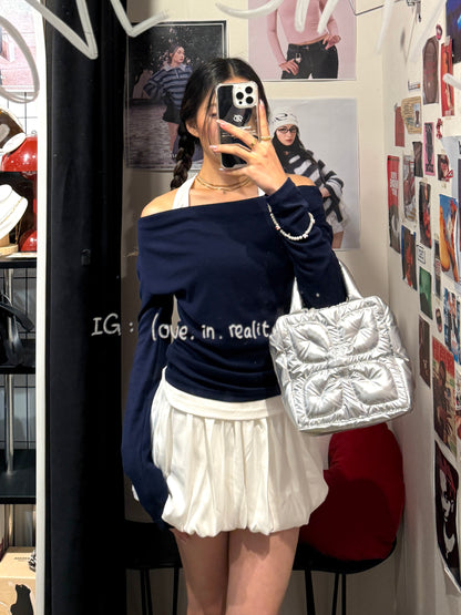 [ 🆕 Clean Fit ۶ৎ 氣質假兩件 top ] States Layering Top - 4 colours