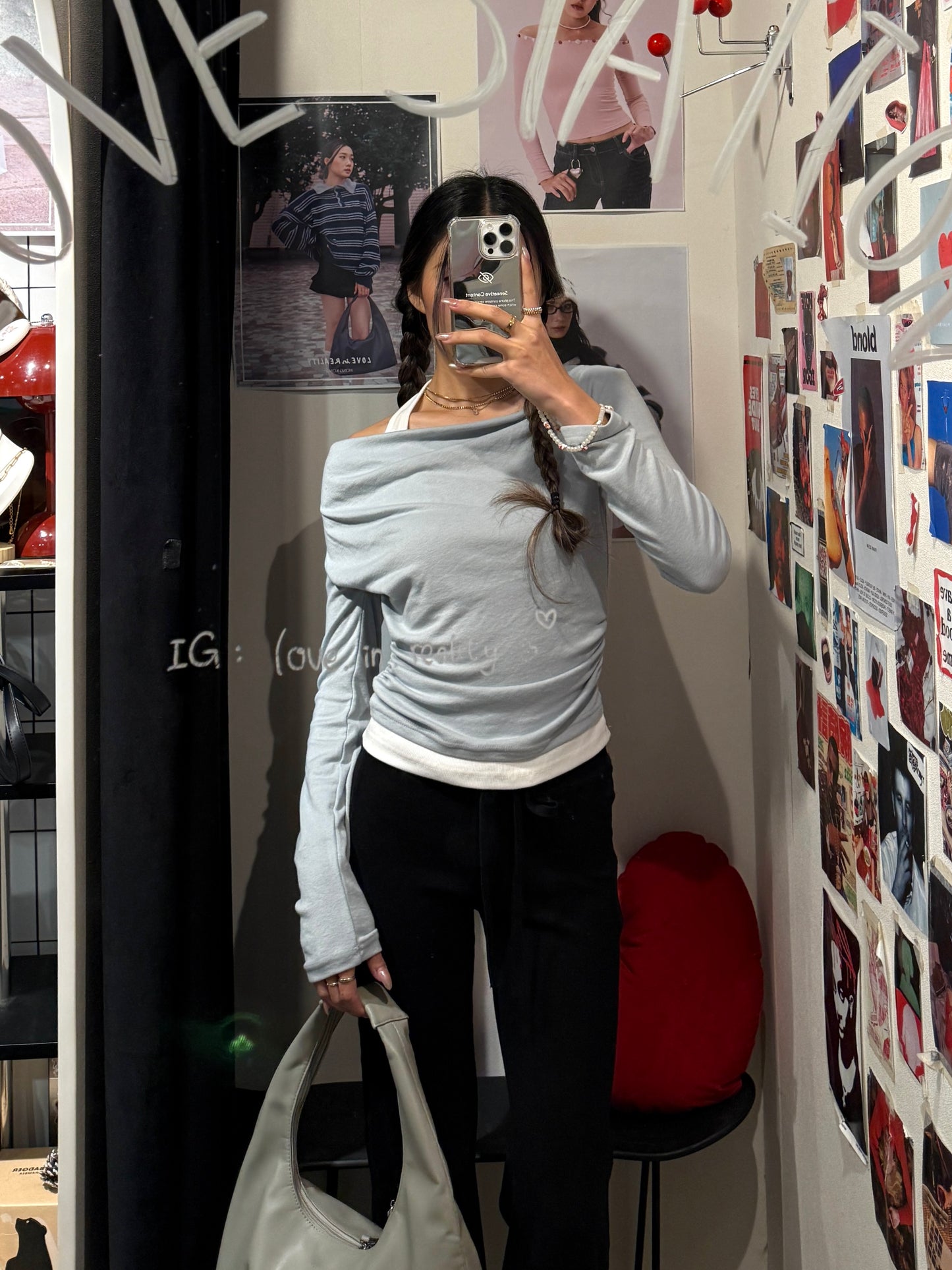 [ 🆕 Clean Fit ۶ৎ 氣質假兩件 top ] States Layering Top - 4 colours