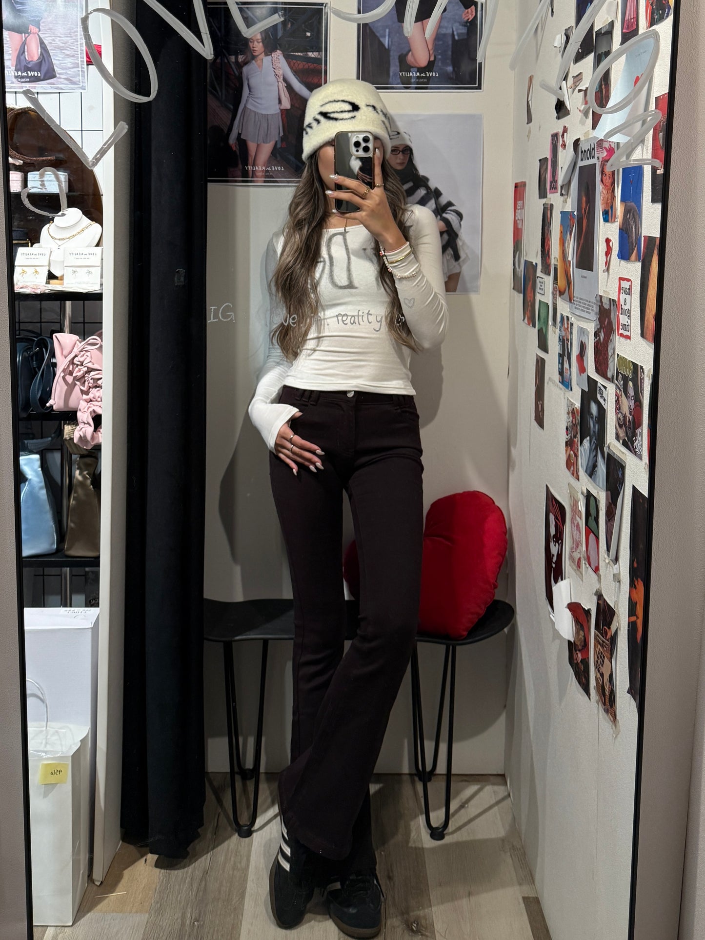 [ 🆕 巨舒服 & 顯瘦!! 彈性貼身喇叭褲 ] Mid Skinny Flare Pants - 2 colours