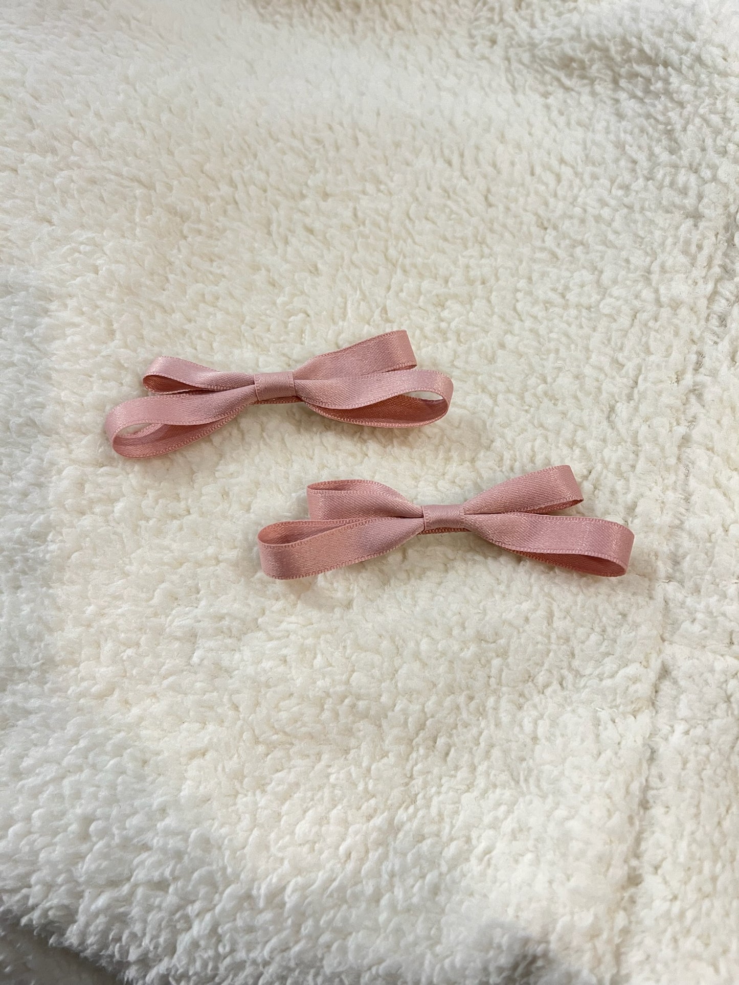 [ 小蝴蝶結 clip clip ]  Ribbon Mini Hair Clip - 2 colours