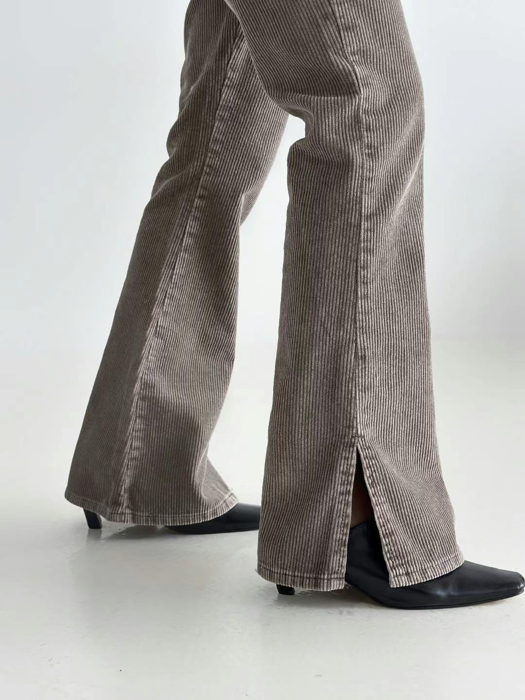 [ 版型巨美! 燈芯絨喇叭褲 ]  Winery Corduroy Flare Pants - 3 colours