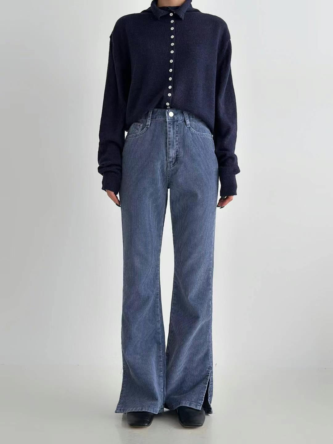 [ 版型巨美! 燈芯絨喇叭褲 ]  Winery Corduroy Flare Pants - 3 colours