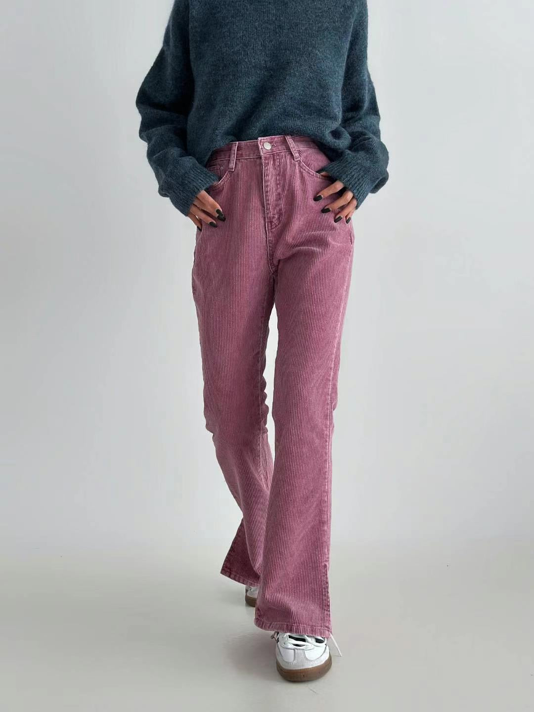 [ 版型巨美! 燈芯絨喇叭褲 ]  Winery Corduroy Flare Pants - 3 colours