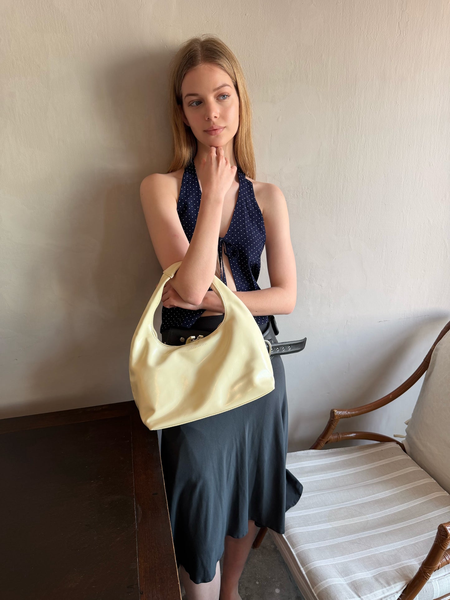 July Mansion - Medium Jersey in Lemon Tart