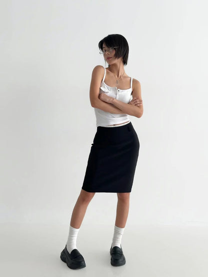[ 🆕 歐美簡約小背心 🪩 ] Little Pocket Tank - 3 colours