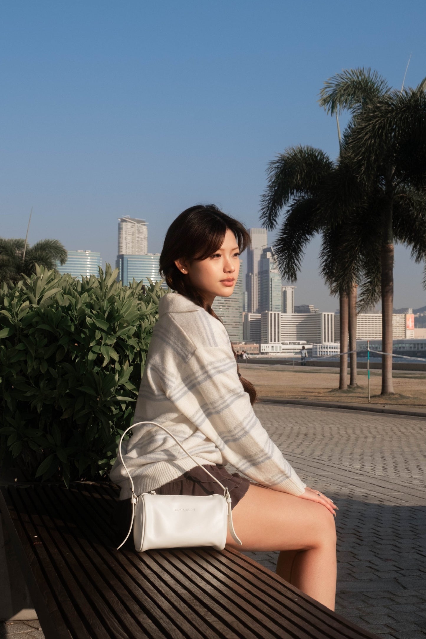 [ 美美的配色~ 🧺🩶舒服百搭翻領冷衫 ] Copenhagen Stripes Sweater - 3 colours