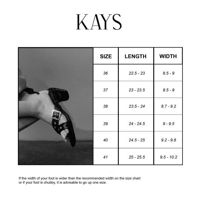 [ 潮流鐵圈~ 型格舒適拖鞋 ] Kays - Black