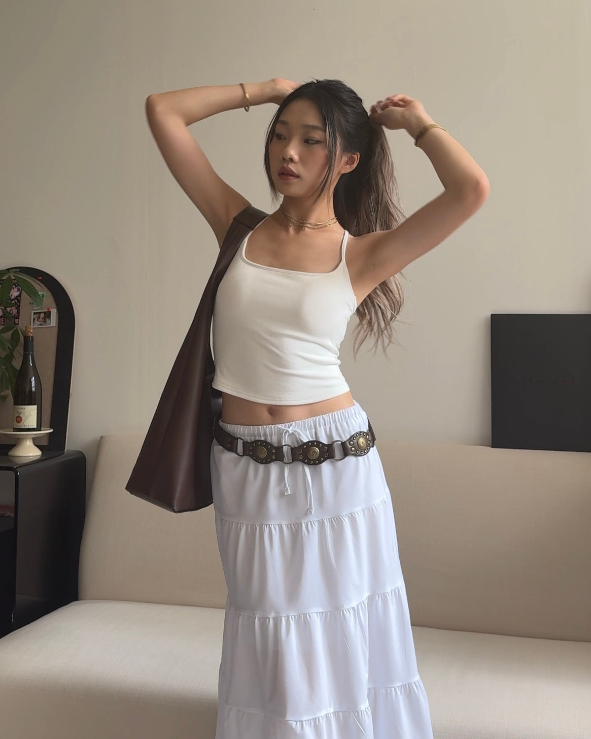 [ 極力推介夏日背心! ☀️⚾️ 超美肩! 超美胸! 彈性工字背心 ] Work Time Padded Tank - 3 colours