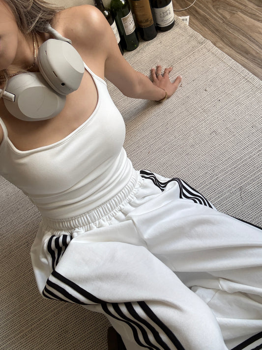 [ 極力推介夏日背心! ☀️⚾️ 超美肩! 超美胸! 彈性工字背心 ] Work Time Padded Tank - 3 colours