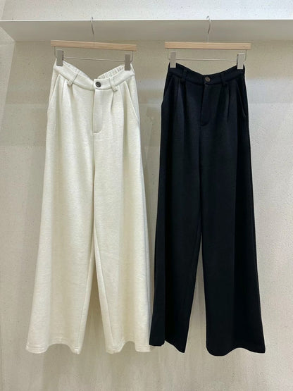 [ 超柔軟觸感休閑褲! ] Comfy Max Stretchy Pants Straight - Ivory