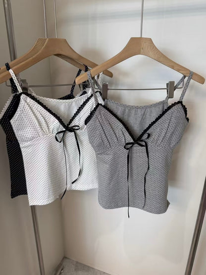 [ 本月新品 🆕 波點熱潮來襲!! ] Polka Dot Cami - 3 colours