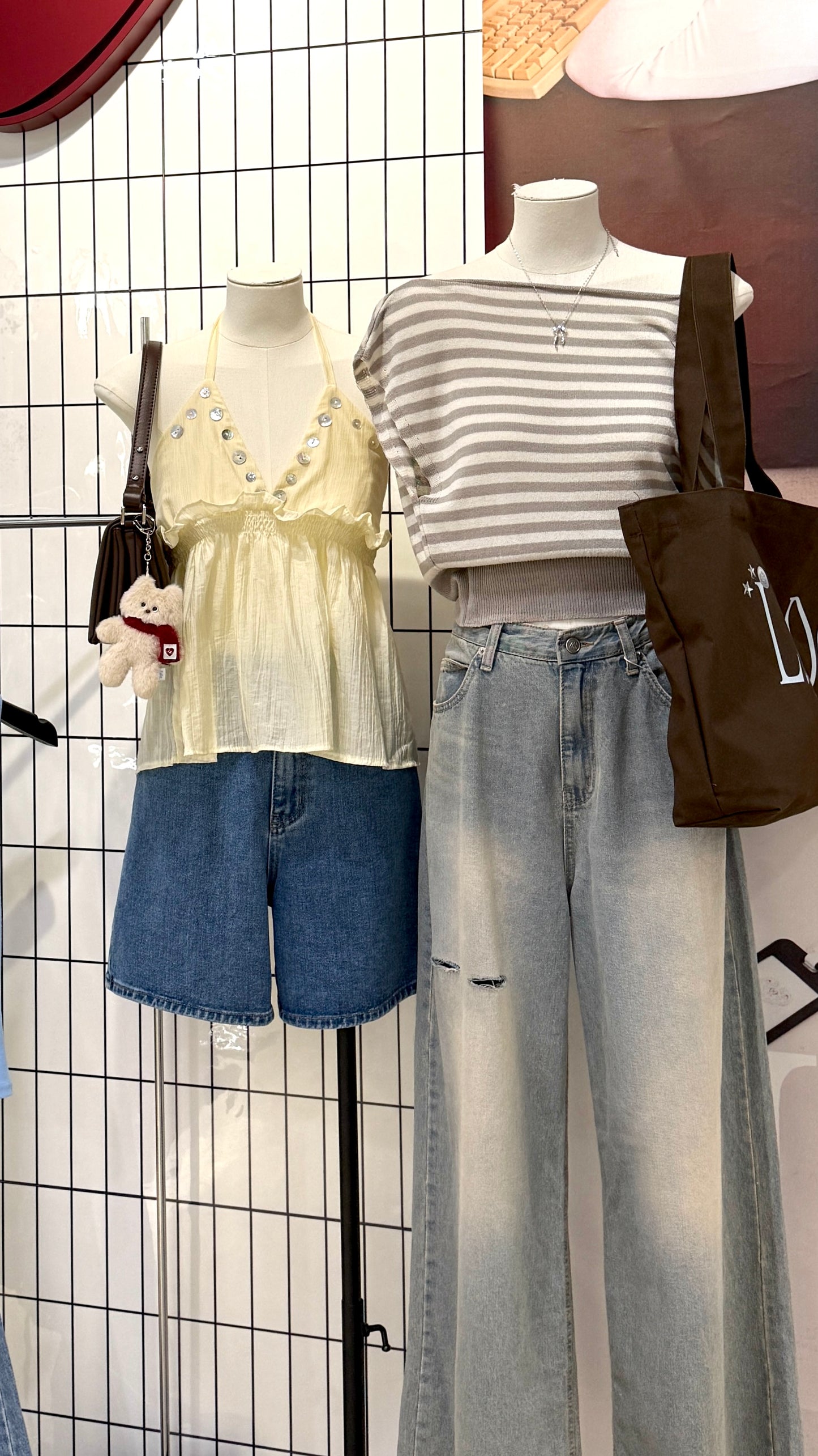 🆕  Siena Button-Trim Halter Top - 3 colours
