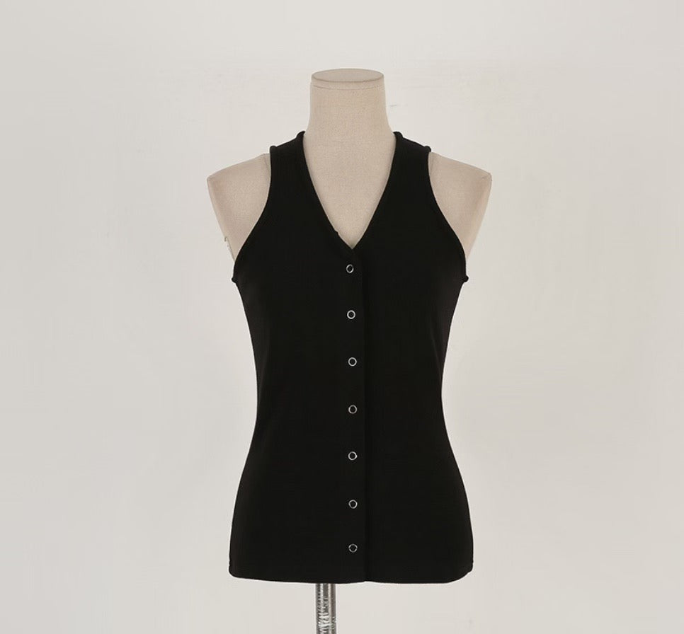 Mine Button Tank - 2 colours
