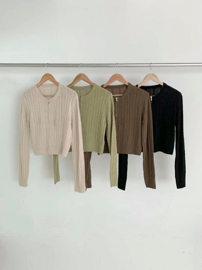 [ 簡約低調~ 質感細節~ ] Hockney Club Knit Jacket - 4 colours