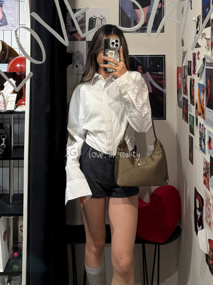 [NEW] Mia Shirt Bodysuit - 2 colours