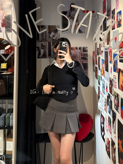 [ 潮流 “扮” 工 📁📈 恤衫領假兩件 ] Geek Shirt Top - 3 colours