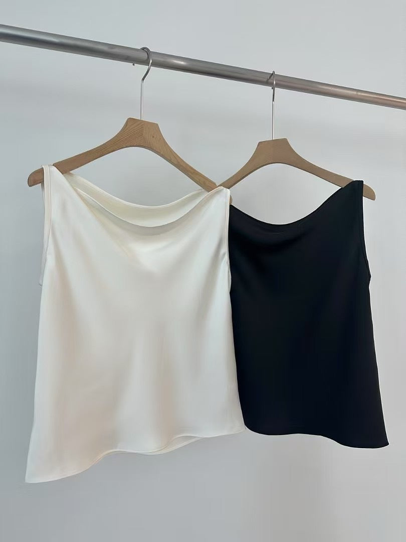 [ 氣質女生必收!  ] Satin Sleek Tank - 2 colours