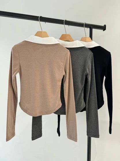 [ 潮流 “扮” 工 📁📈 恤衫領假兩件 ] Geek Shirt Top - 3 colours