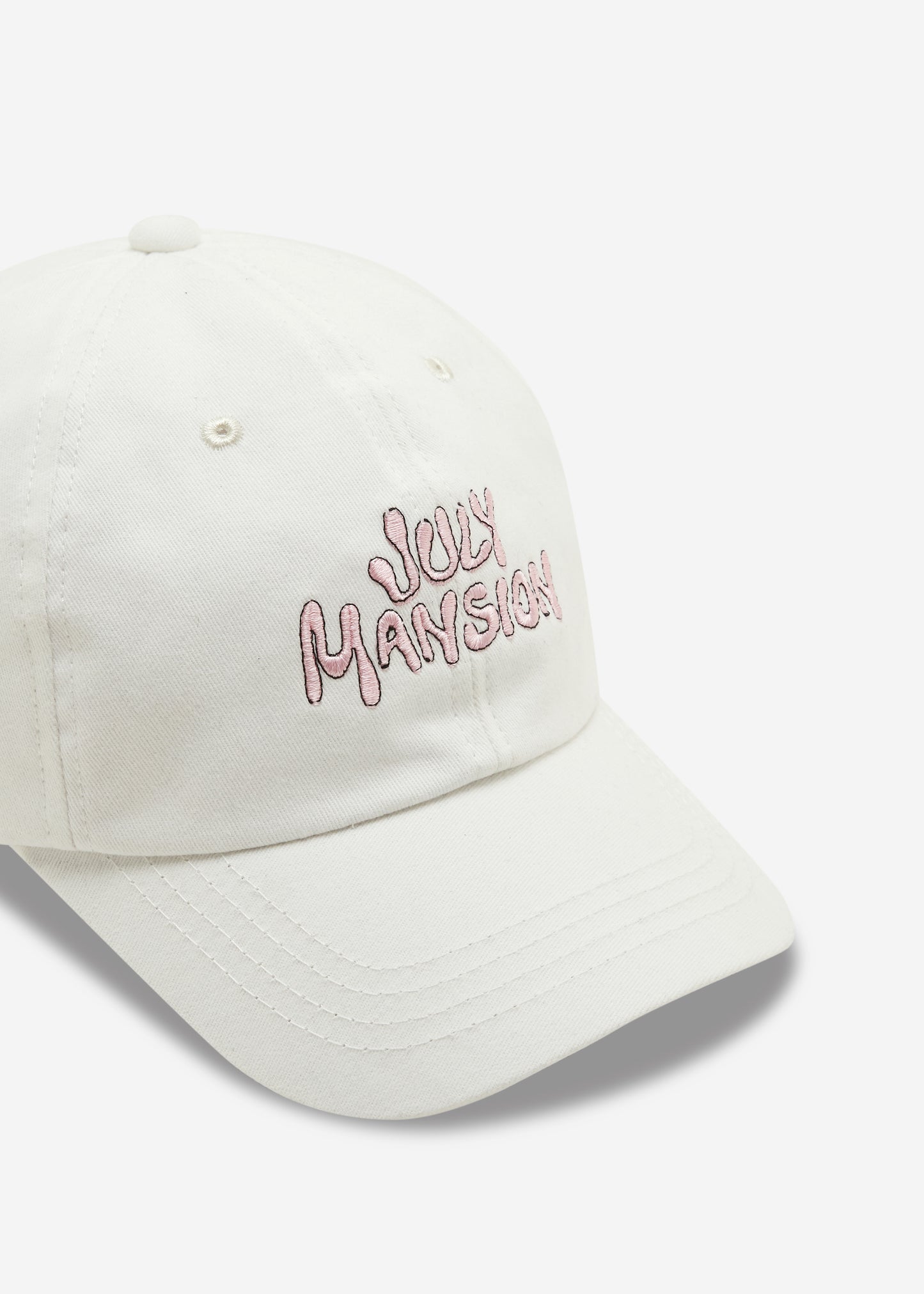 July Mansion - TJM July Mansion Cap in White+Pink