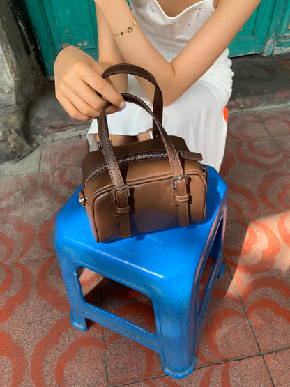 July Mansion - Mini Emma Crossbody in Cappuccino Brown