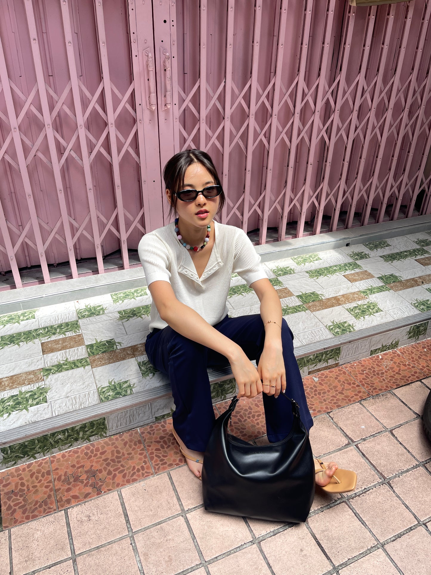 [ New! ] July Mansion - Large Bente in Black