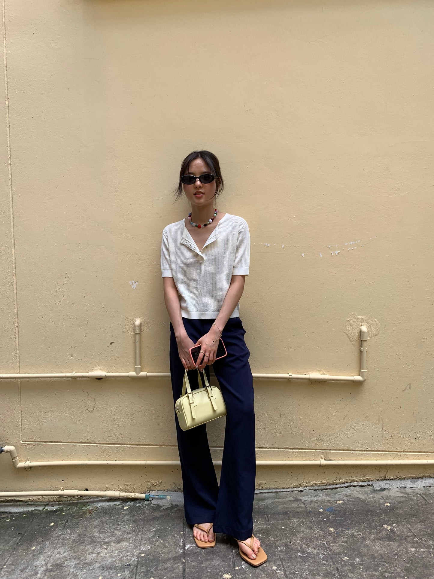 July Mansion - Mini Emma Crossbody in Butter Yellow