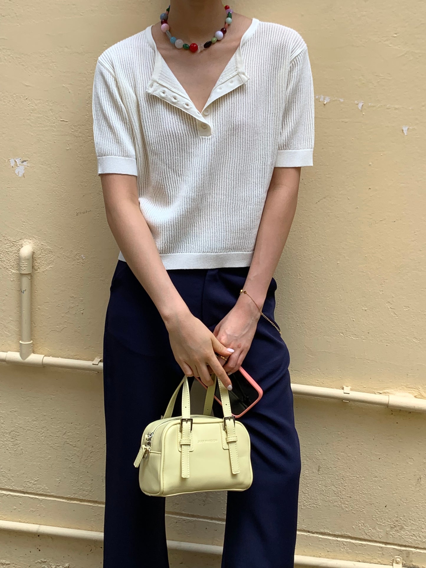 July Mansion - Mini Emma Crossbody in Butter Yellow