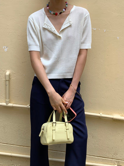 July Mansion - Mini Emma Crossbody in Butter Yellow