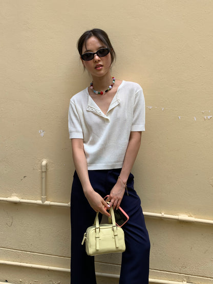 July Mansion - Mini Emma Crossbody in Butter Yellow