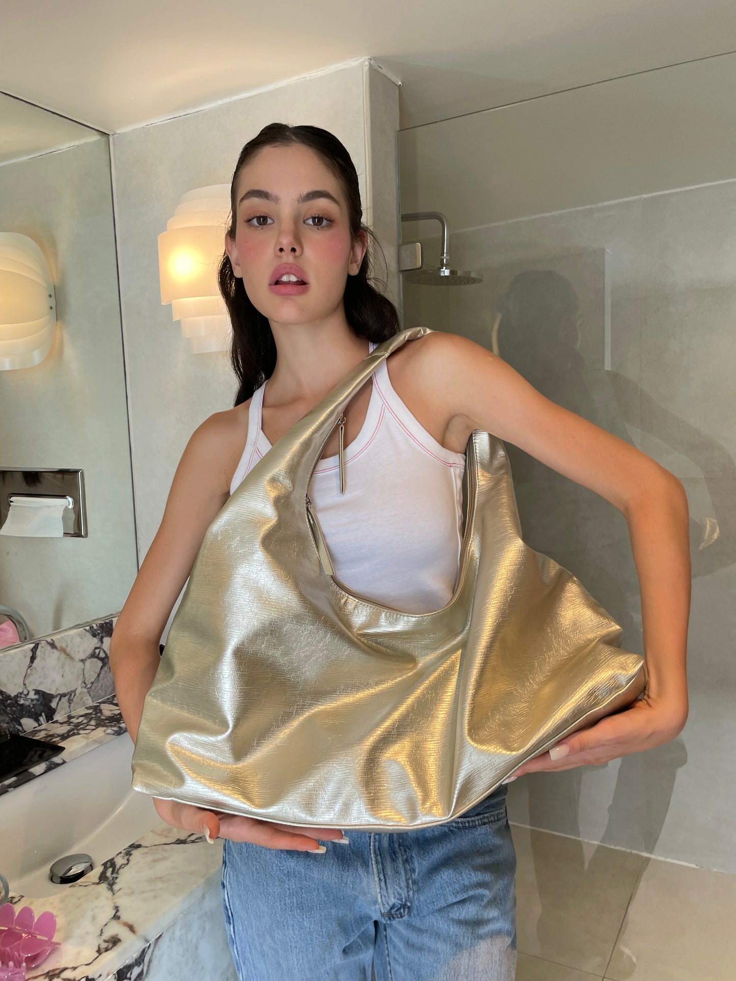 July Mansion - Giga Jersey in Gold