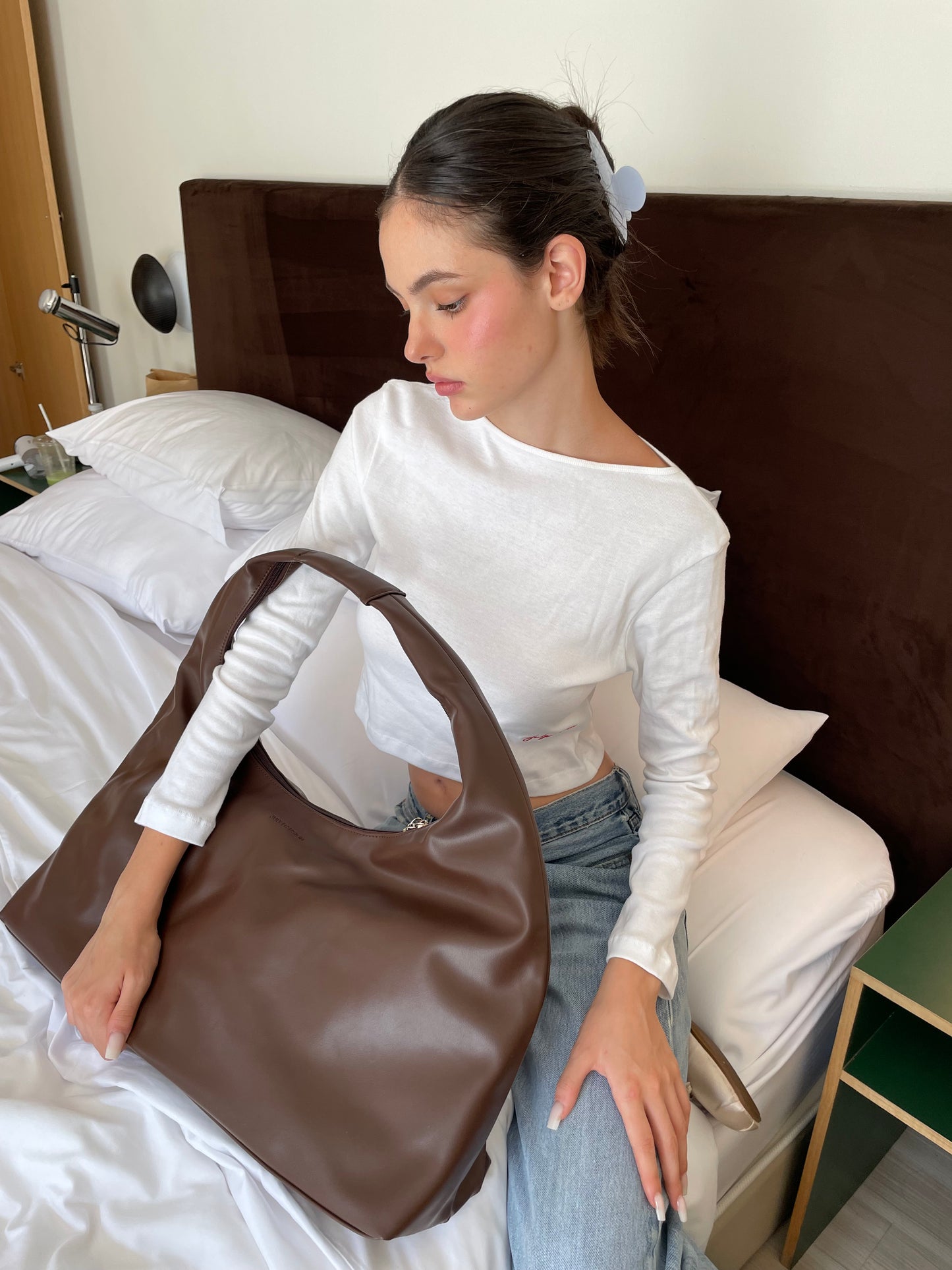 July Mansion - Giga Jersey in Cappuccino Brown
