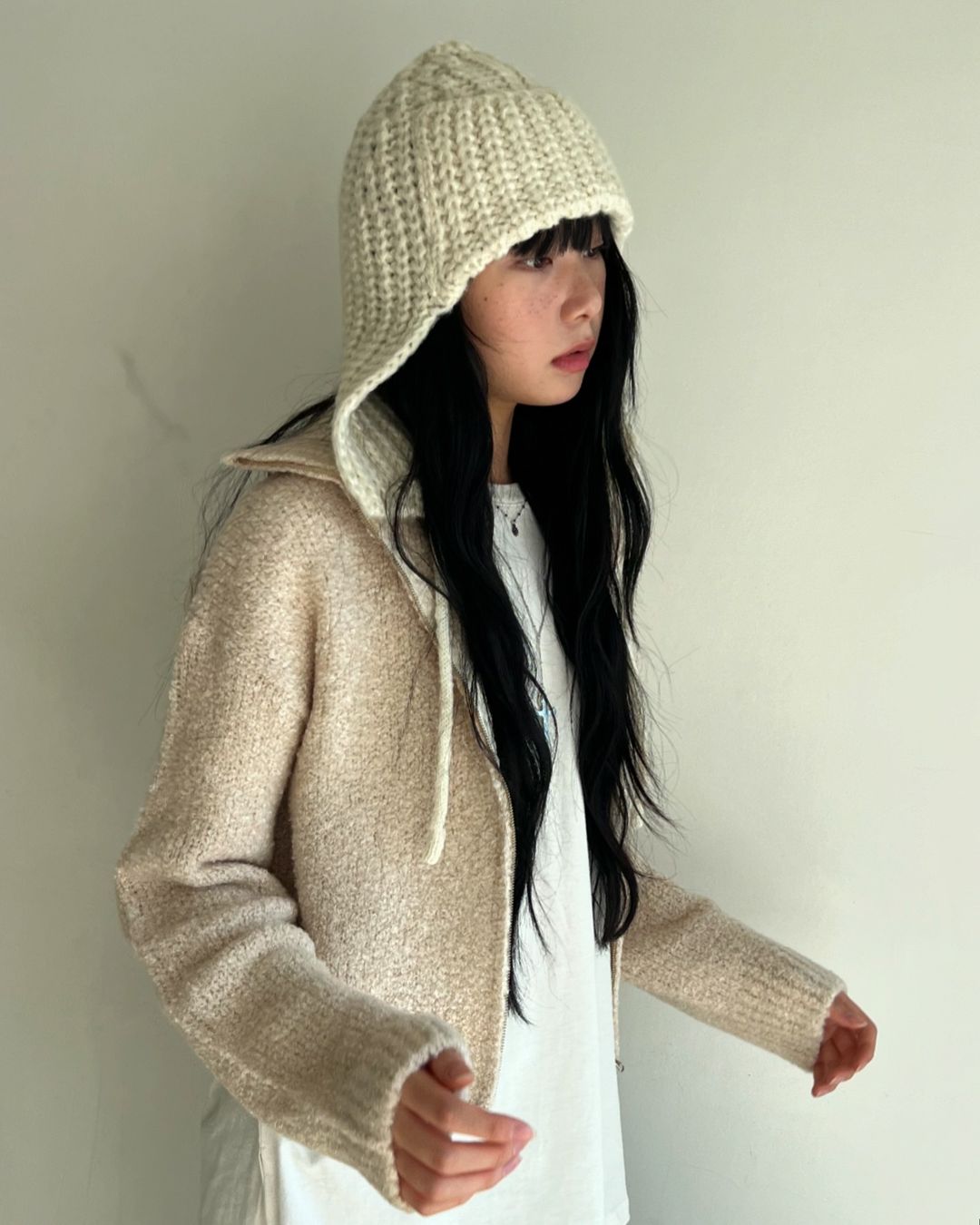 [ DAY 7 新品 - 針織可愛小帽子～ ] Trapper Hat Knit - 3 colours