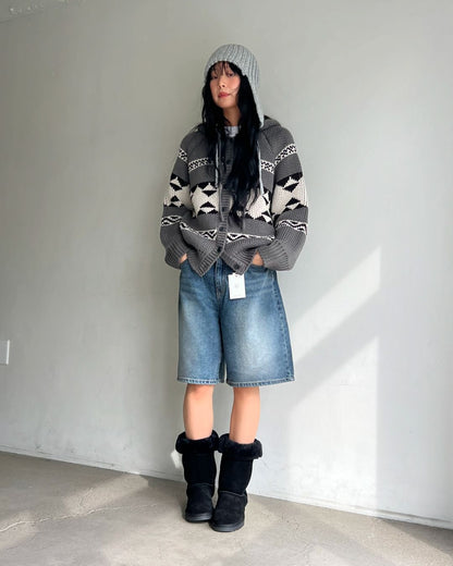 [ 針織可愛小帽子～ ] Trapper Hat Knit - 3 colours