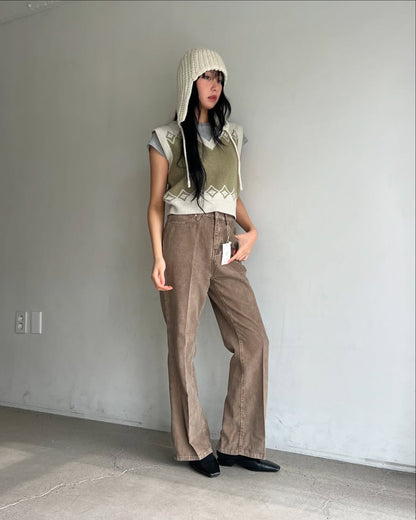 [ 針織可愛小帽子～ ] Trapper Hat Knit - 3 colours