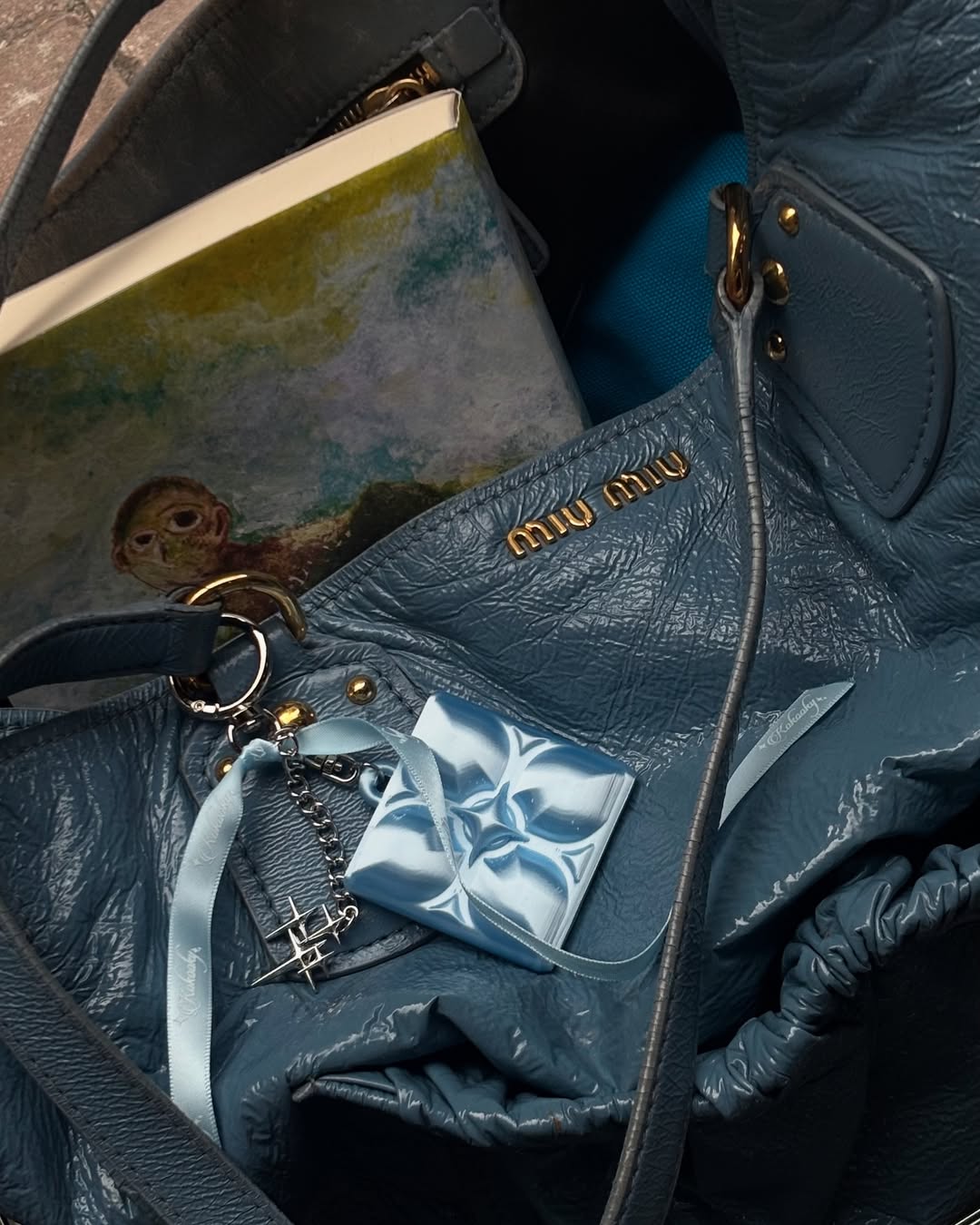 Kokooky / Puff-puff Mirror Keychain