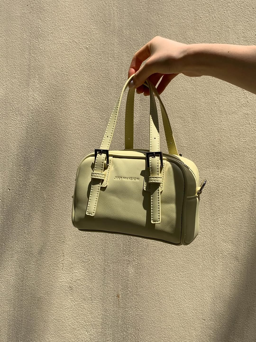 July Mansion - Mini Emma Crossbody in Butter Yellow