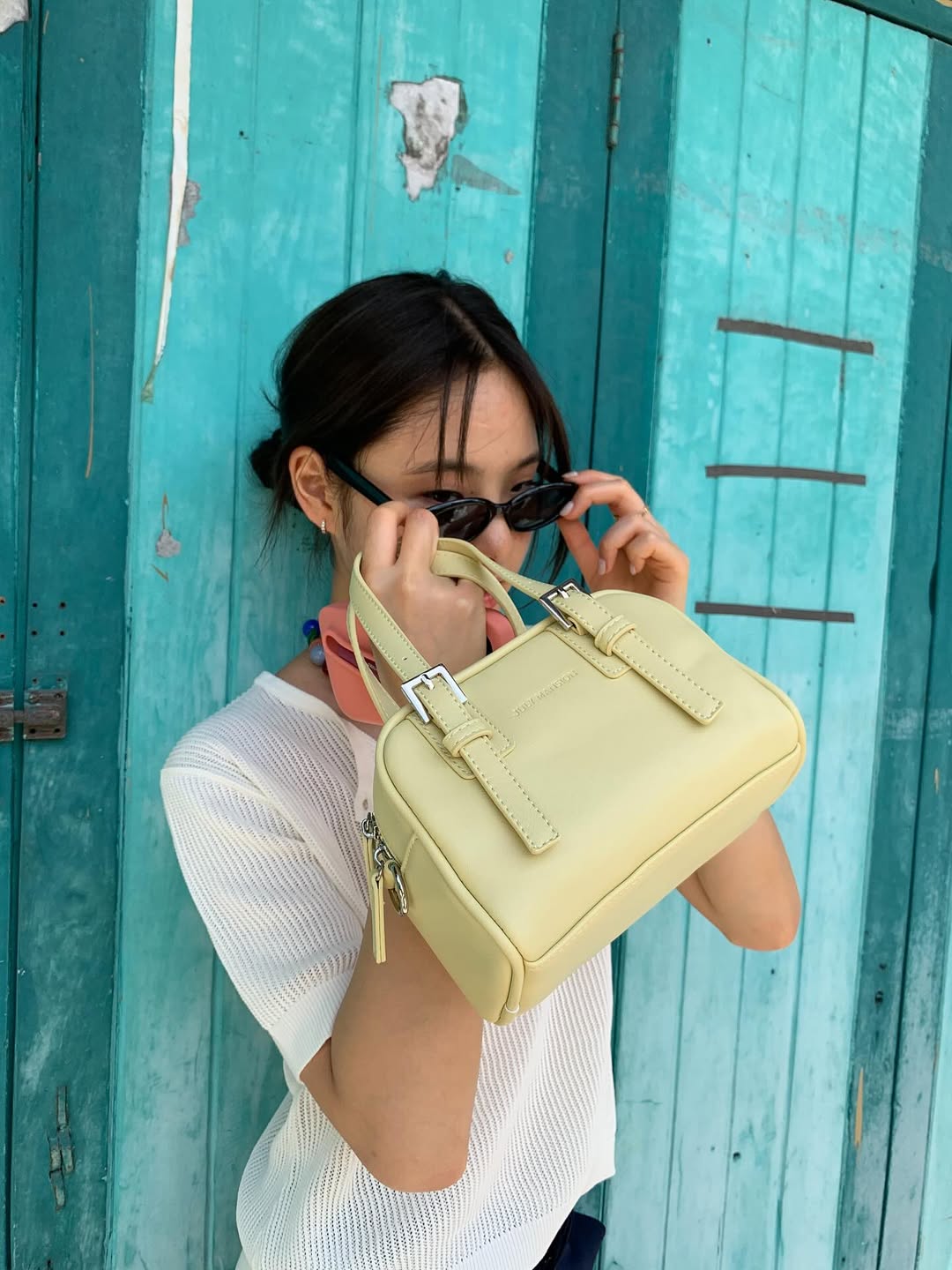 July Mansion - Mini Emma Crossbody in Butter Yellow