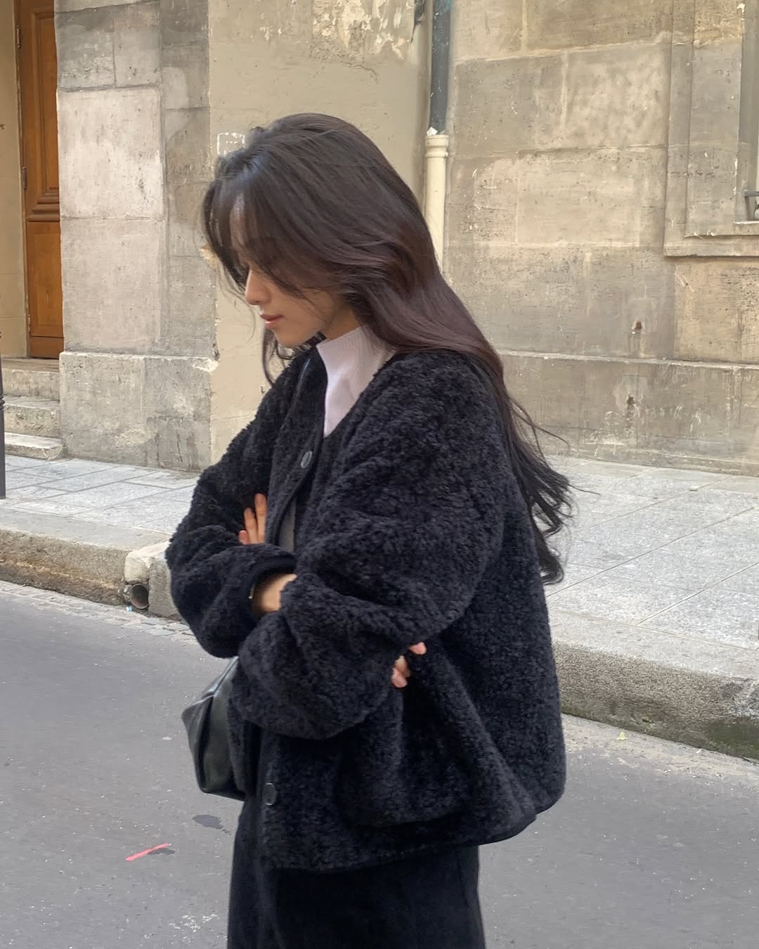 [ 🆕 超厚實! 超氣質! 短毛毛保暖外套 ] Bear Bear Fluffy Jacket - 2 colours