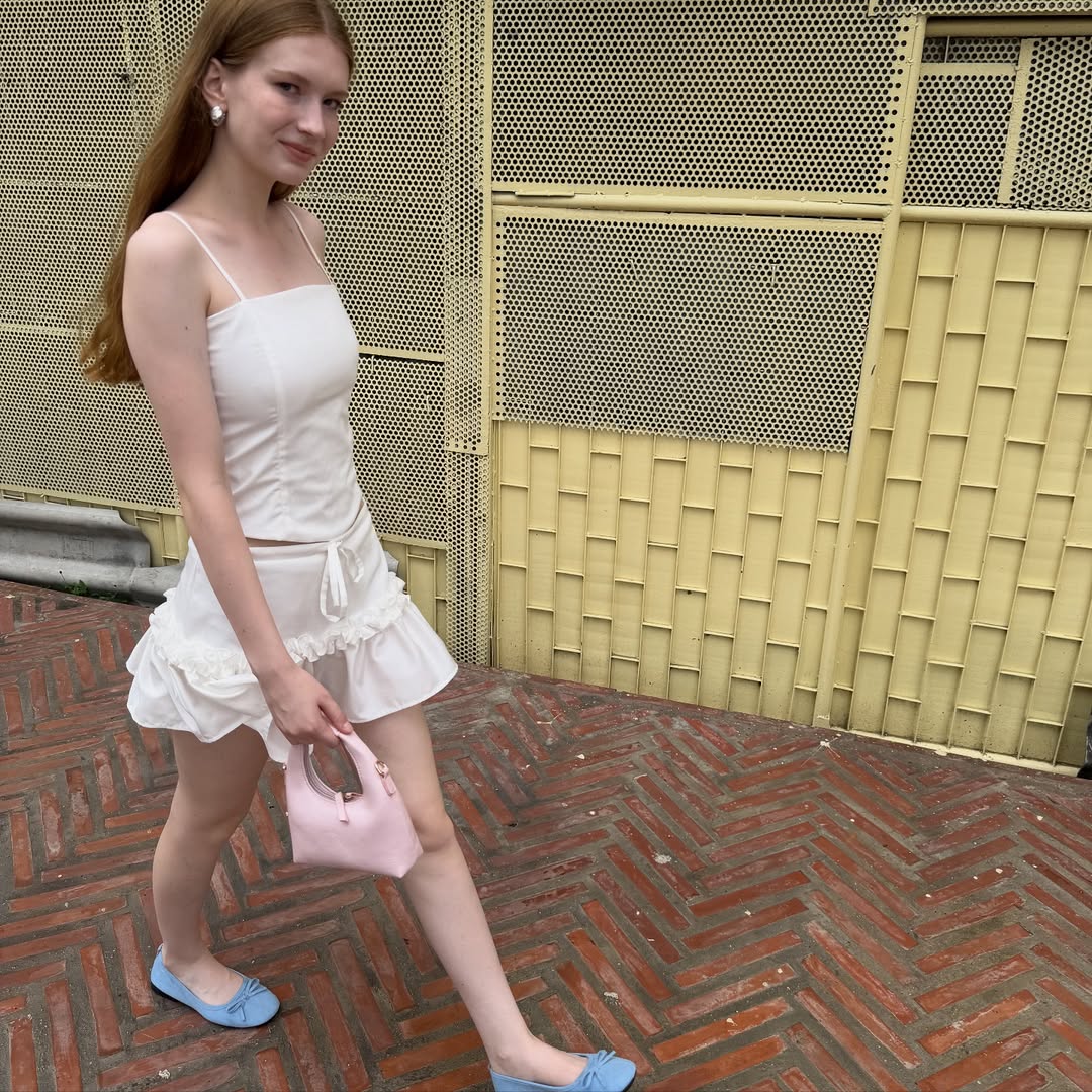July Mansion - Micro Jersey in Baby Pink