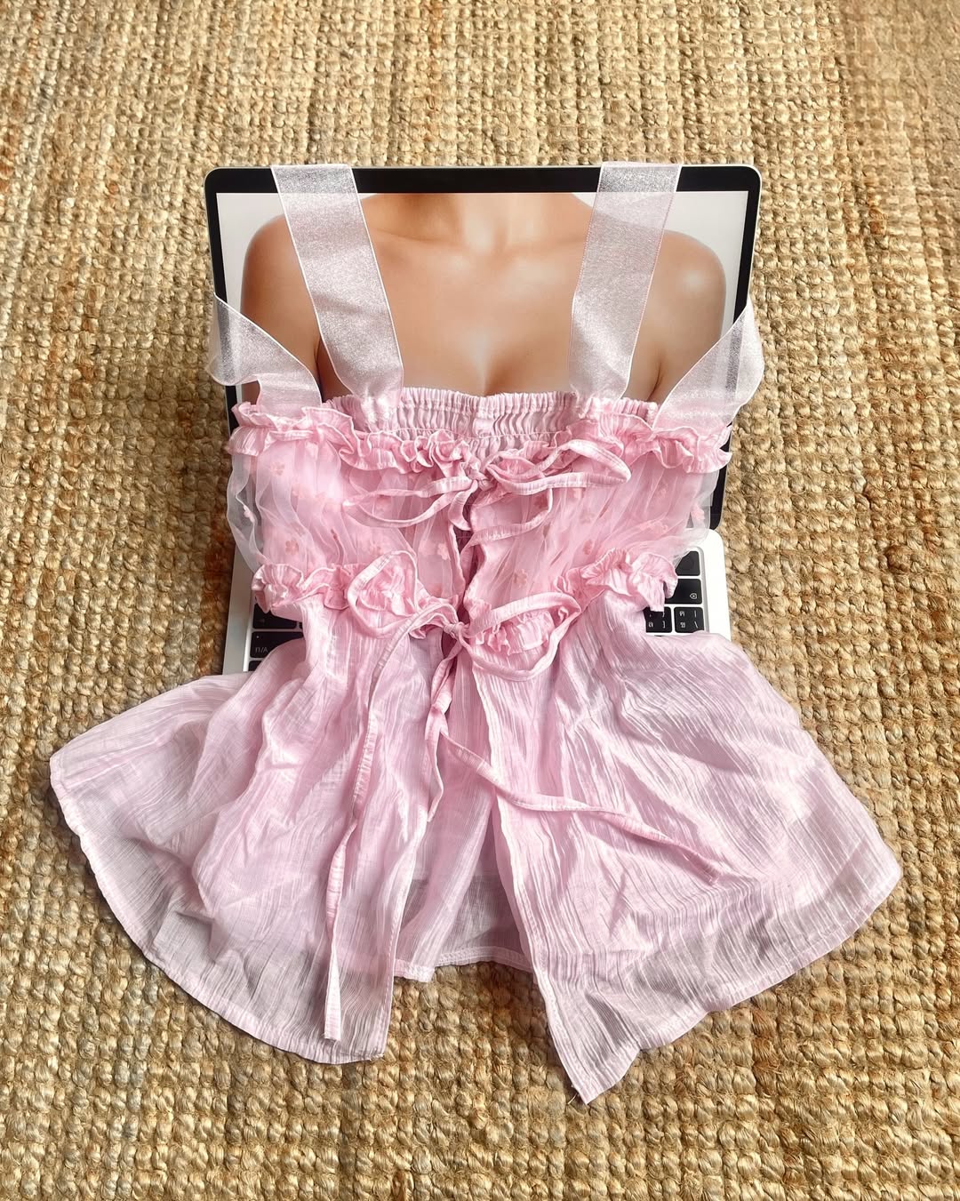 🆕 Hailey Ruffle Bow Babydoll Top - 3 colours