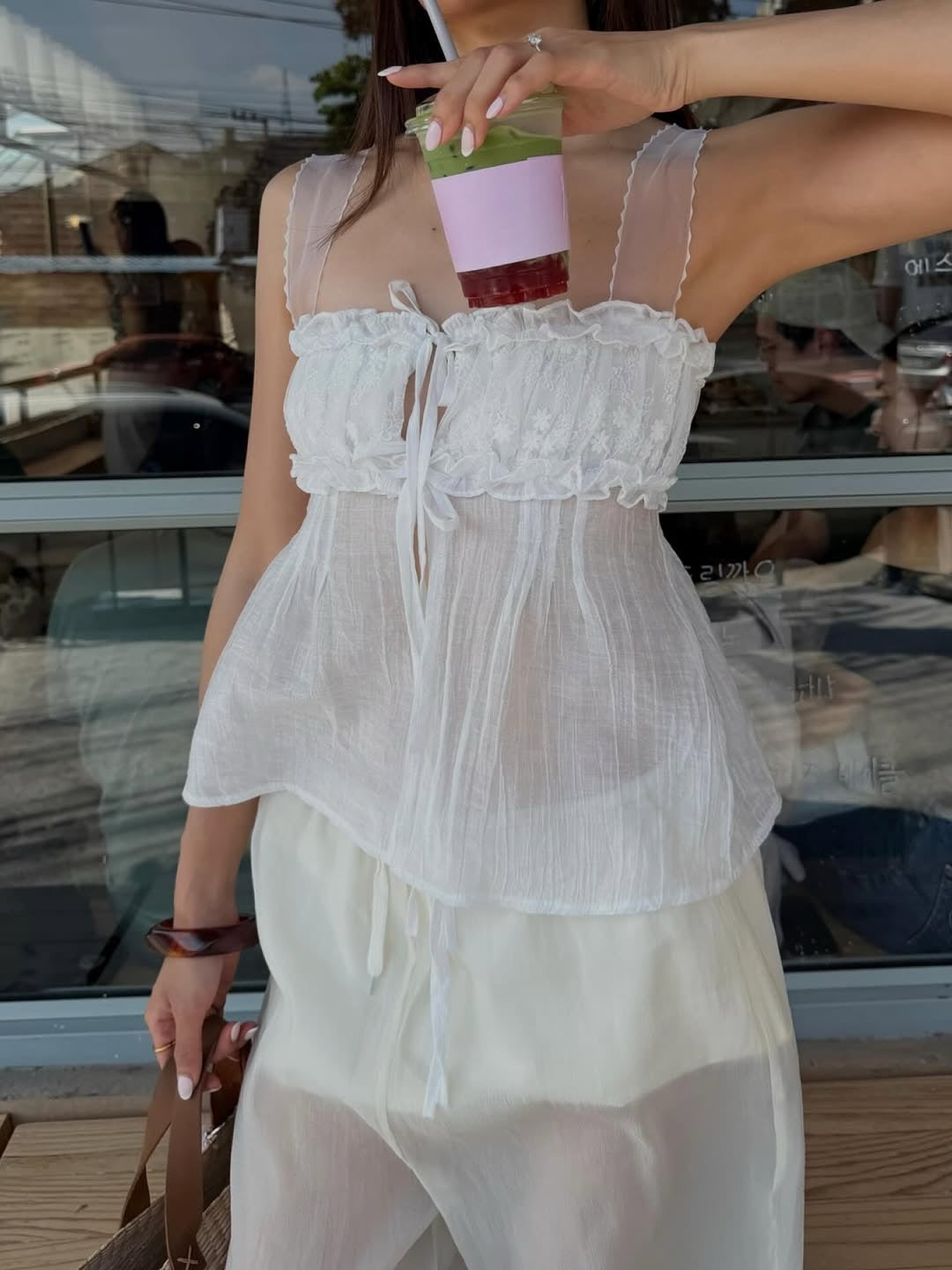 🆕 Hailey Ruffle Bow Babydoll Top - 3 colours