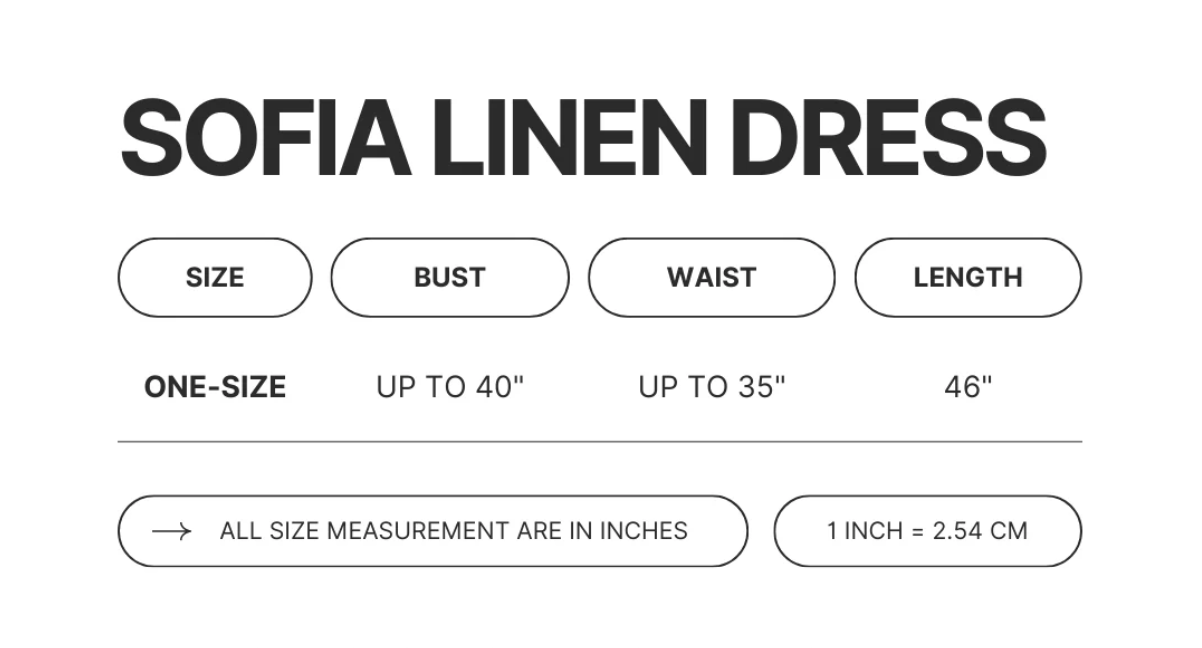 Sofia Linen Dress - Pink