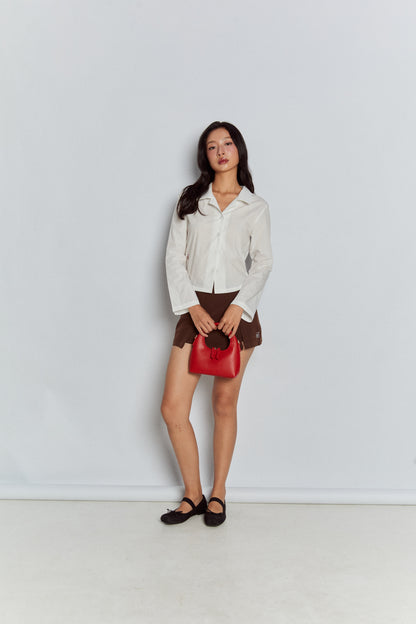 [ NEW COLOUR ]  July Mansion - Micro Jersey in Cherry Red