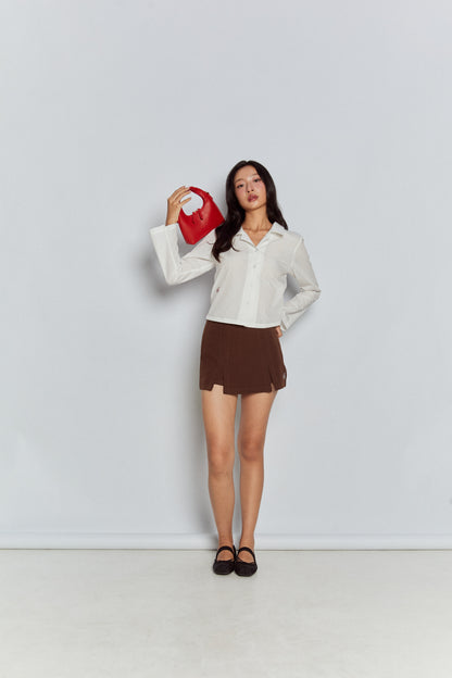 [ NEW COLOUR ]  July Mansion - Micro Jersey in Cherry Red