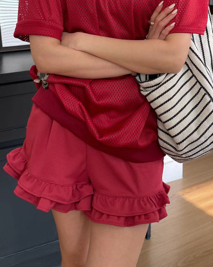 🆕 Darcy Ruffle Mesh Shorts - 6 colours
