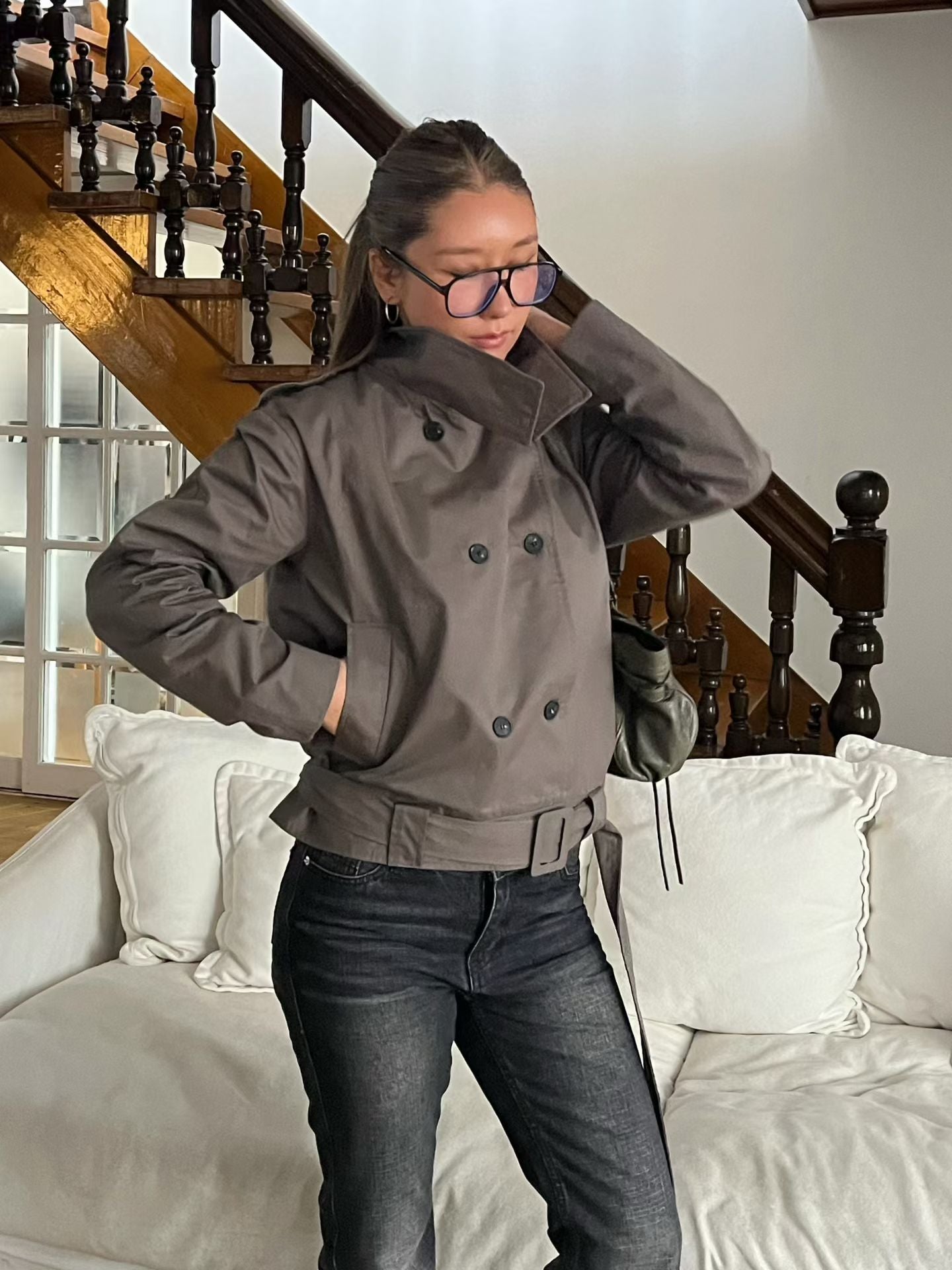 SALE  [ 今季好興！微 bomber乾濕外套 ] The Stylish Trench Coat  - 2 colours