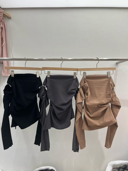 SALE [ 私心自留了~ 高貴小性感✨ ] Misty Off Shoulder Top - 3 colours
