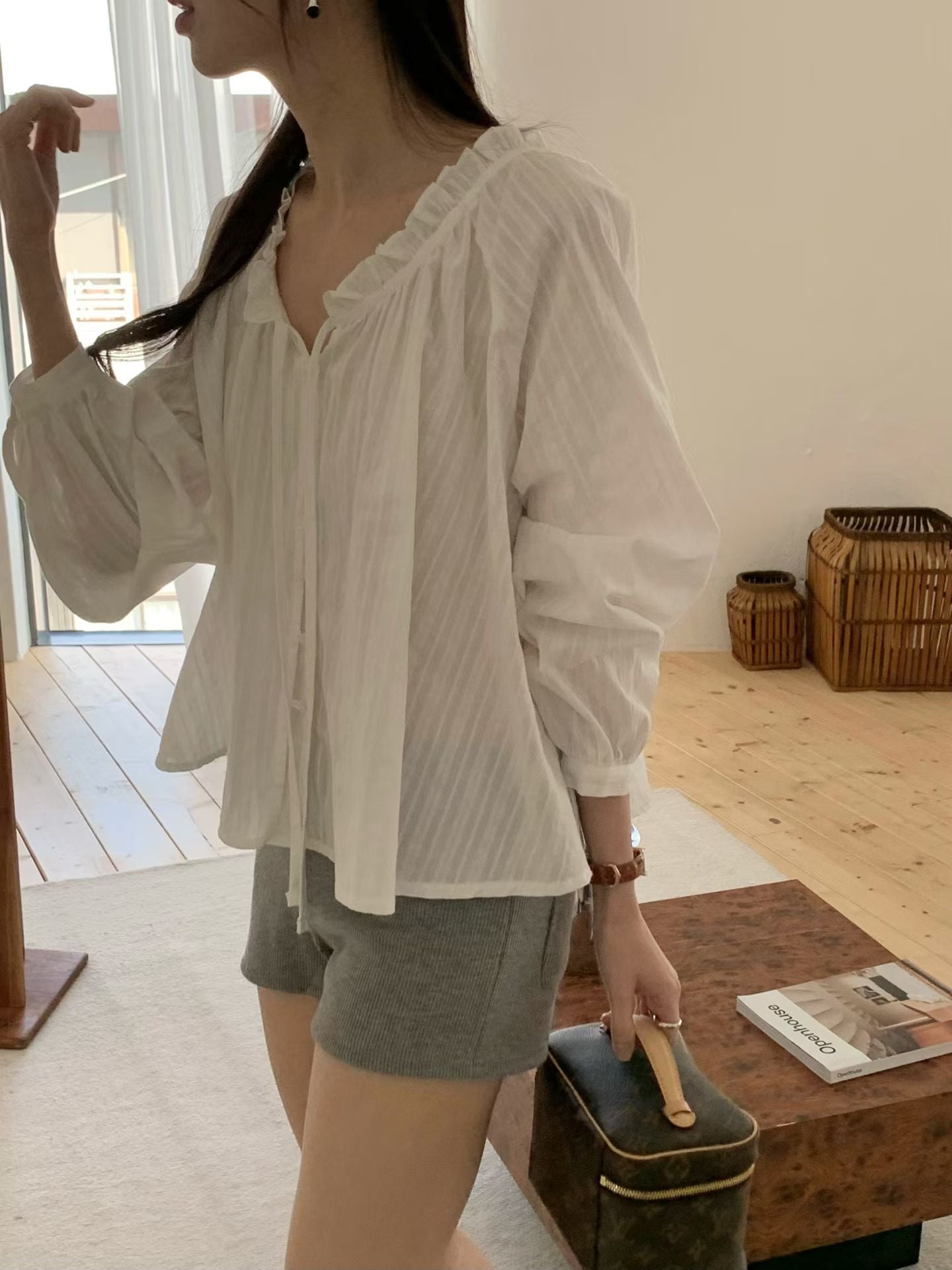 [ 🆕 仙氣飄飄₊˚⋆.ೃ𐦍 ] Cinderella Blouse - 2 colours