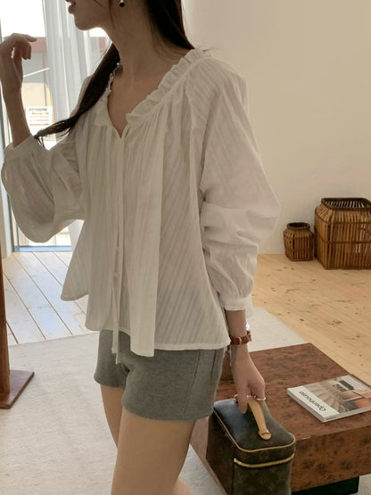 [ 🆕 仙氣飄飄₊˚⋆.ೃ𐦍 ] Cinderella Blouse - 2 colours